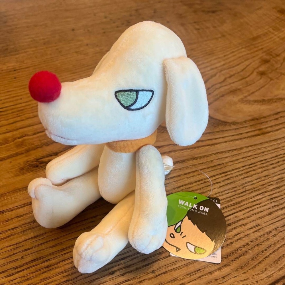 NWT Yoshimoto Nara Dog Plushie with Tags from JAPAN MOMA